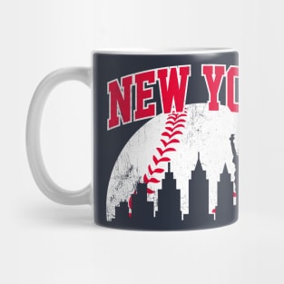 Vintage New York Skyline City Gameday Retro Vintage USA Mug